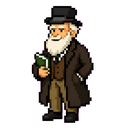 Avatar de Darwin en pixel art